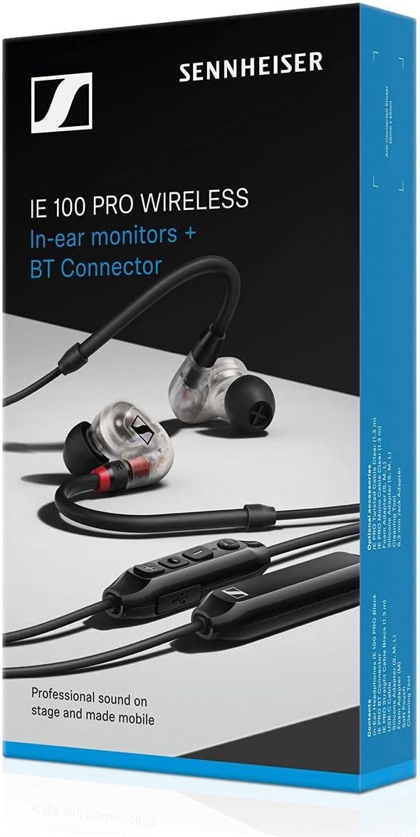 SENNHEISER In- Ear Audio Monitor, Black, Wireless (509171)