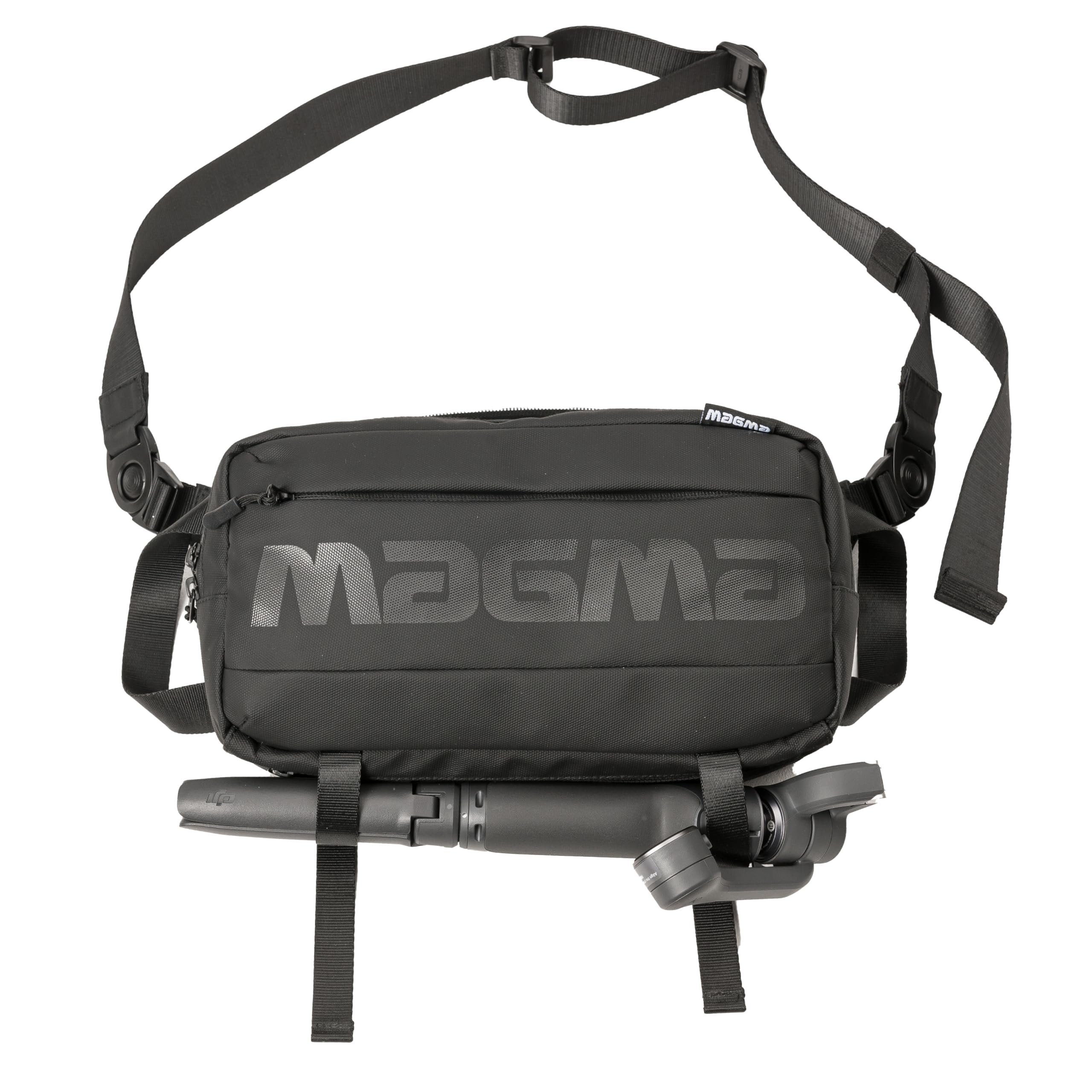 Magma Solid Blaze X-Bag Crossbody Bag for DJs and Creators; Holds Headphones, USB Drives, Power Banks, Cameras, Portable Recorders, Wireless Microphones and more in Style