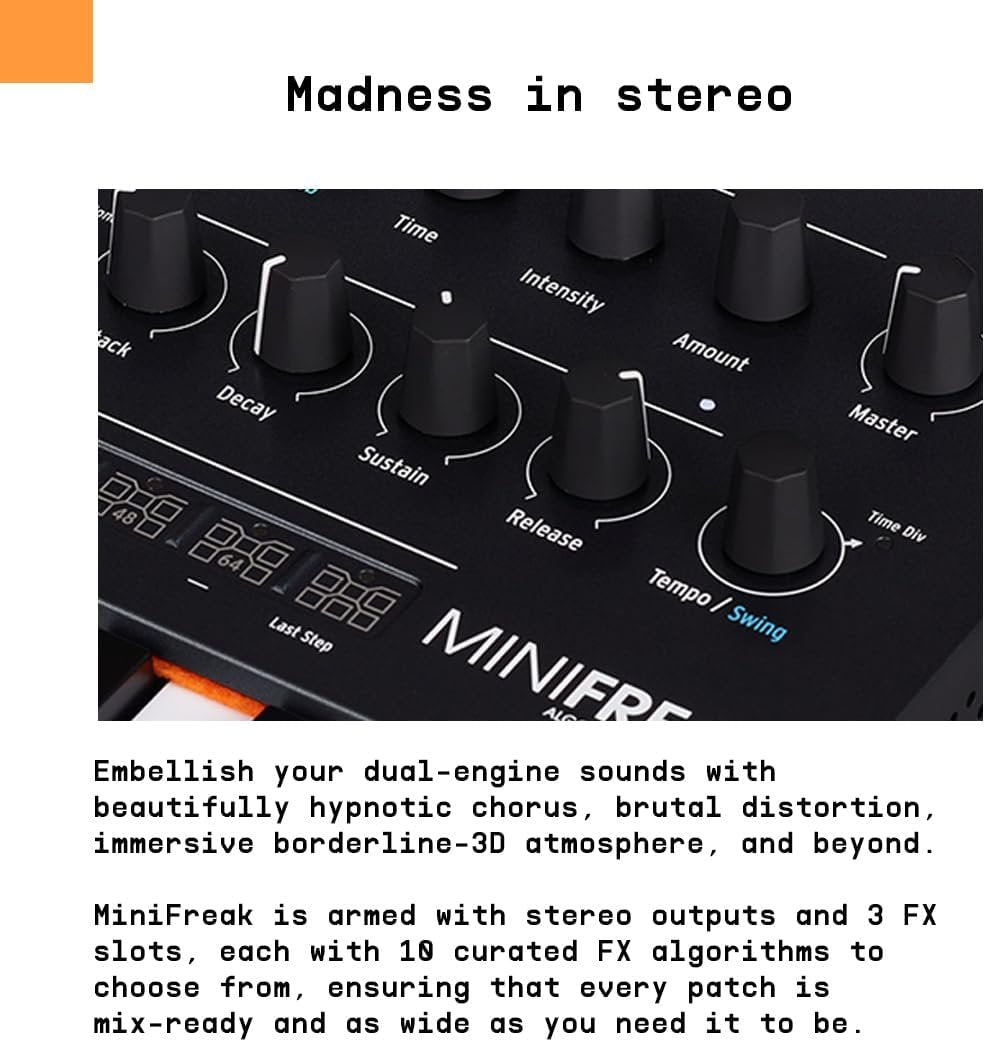 Arturia MiniFreak 6-Voice Spontaneous Algorithmic Synthesizer