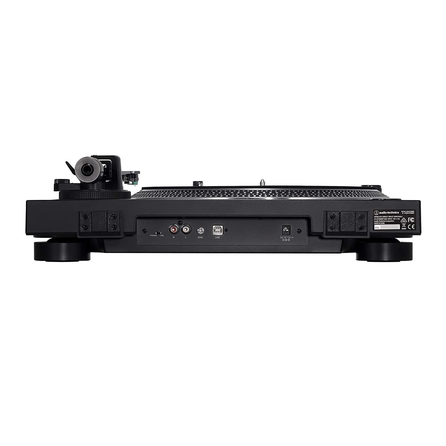 Audio-Technica AT-LP120XBT-USB-BK Wireless Direct-Drive Turntable (Analog, Wireless & USB), Fully Manual, 3 Speed, Convert Vinyl to Digital, Built-in Pre-Amp, Black