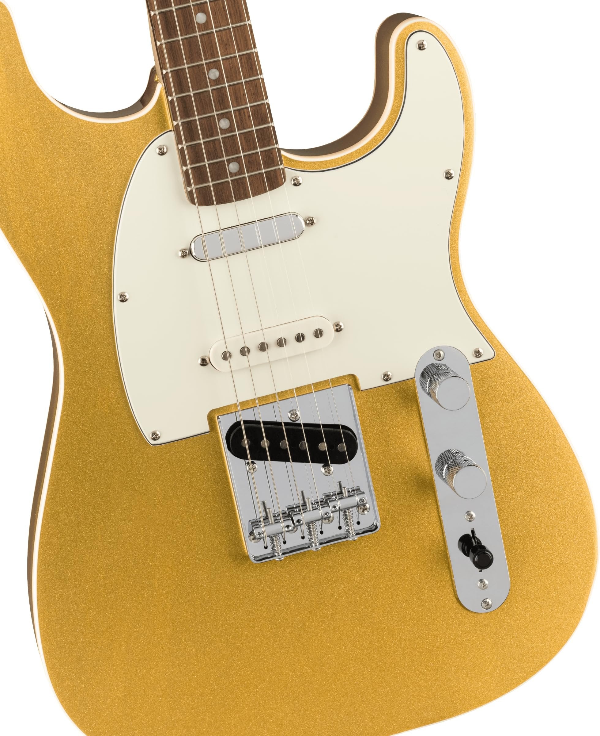 Fender Paranormal Custom Nashville Stratocaster, Laurel Fingerboard, Parchment Pickguard, Aztec Gold