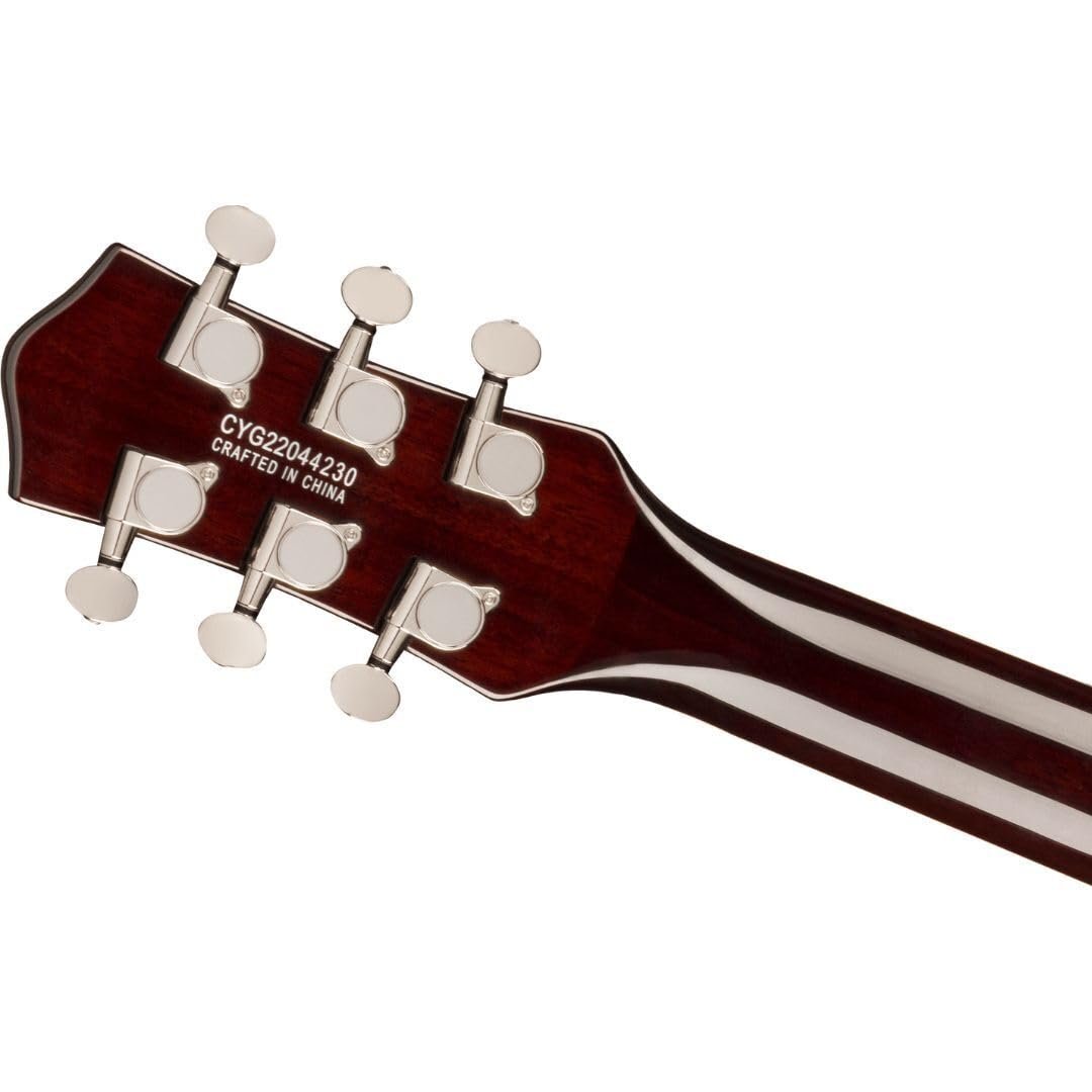 Gretsch G5210-P90 Electromatic 6-String Right-Handed Jet Two 90 Electric Guitar with Gloss Finish and Mahogany Body (Cadillac Green)