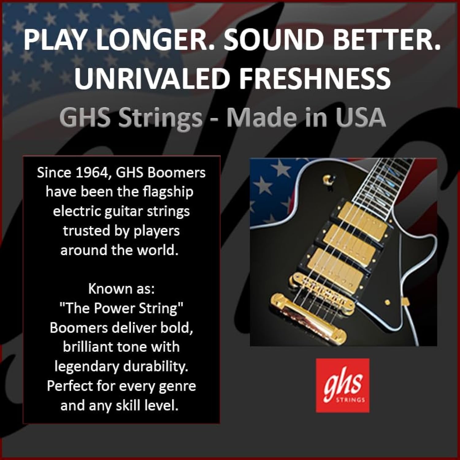 GHS GBUL Boomers Nickel Plated Steel Electric Guitar Strings 8-38 ULT