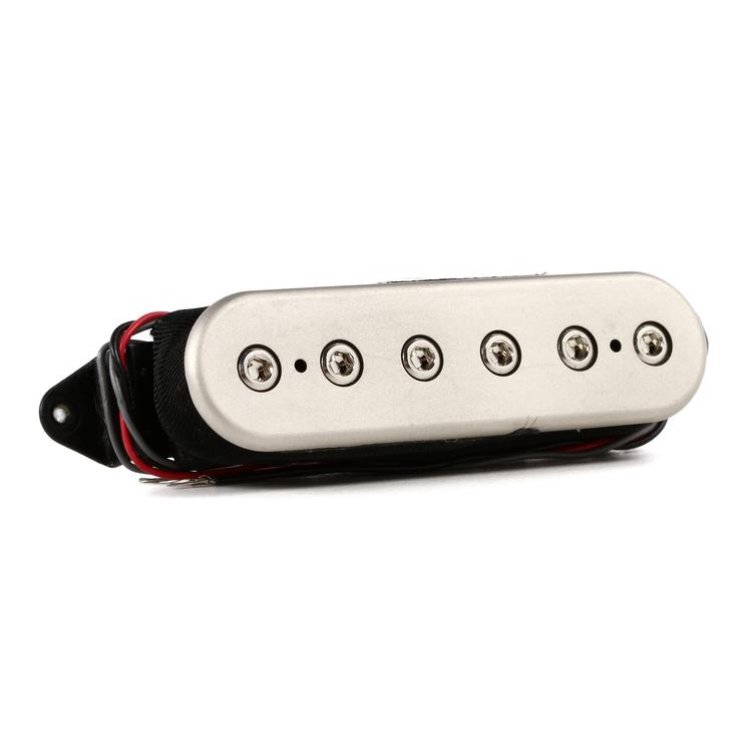 DiMarzio DP267F Dark Matter 2™ Mid Single Coil Pickup, F-Spaced, Satin Nickel