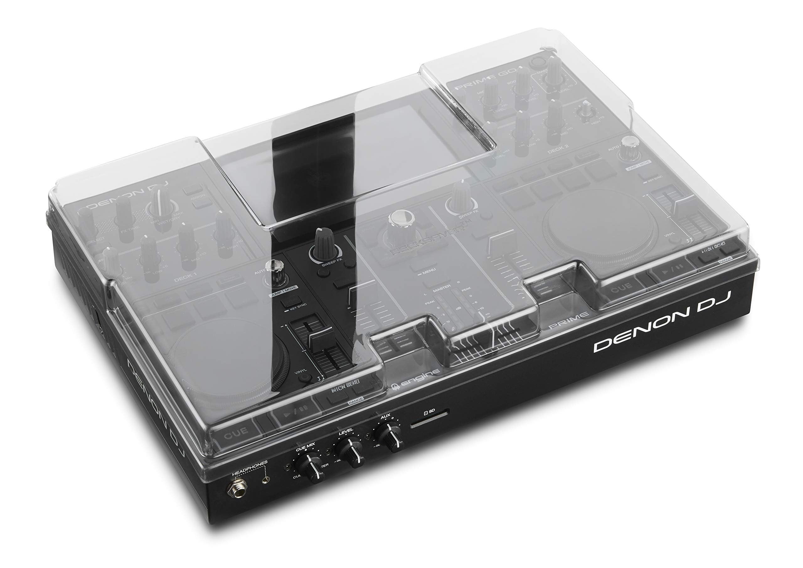 Decksaver Super Strong Polycarbonate Cover Compatible with Denon DJ Prime GO & GO+