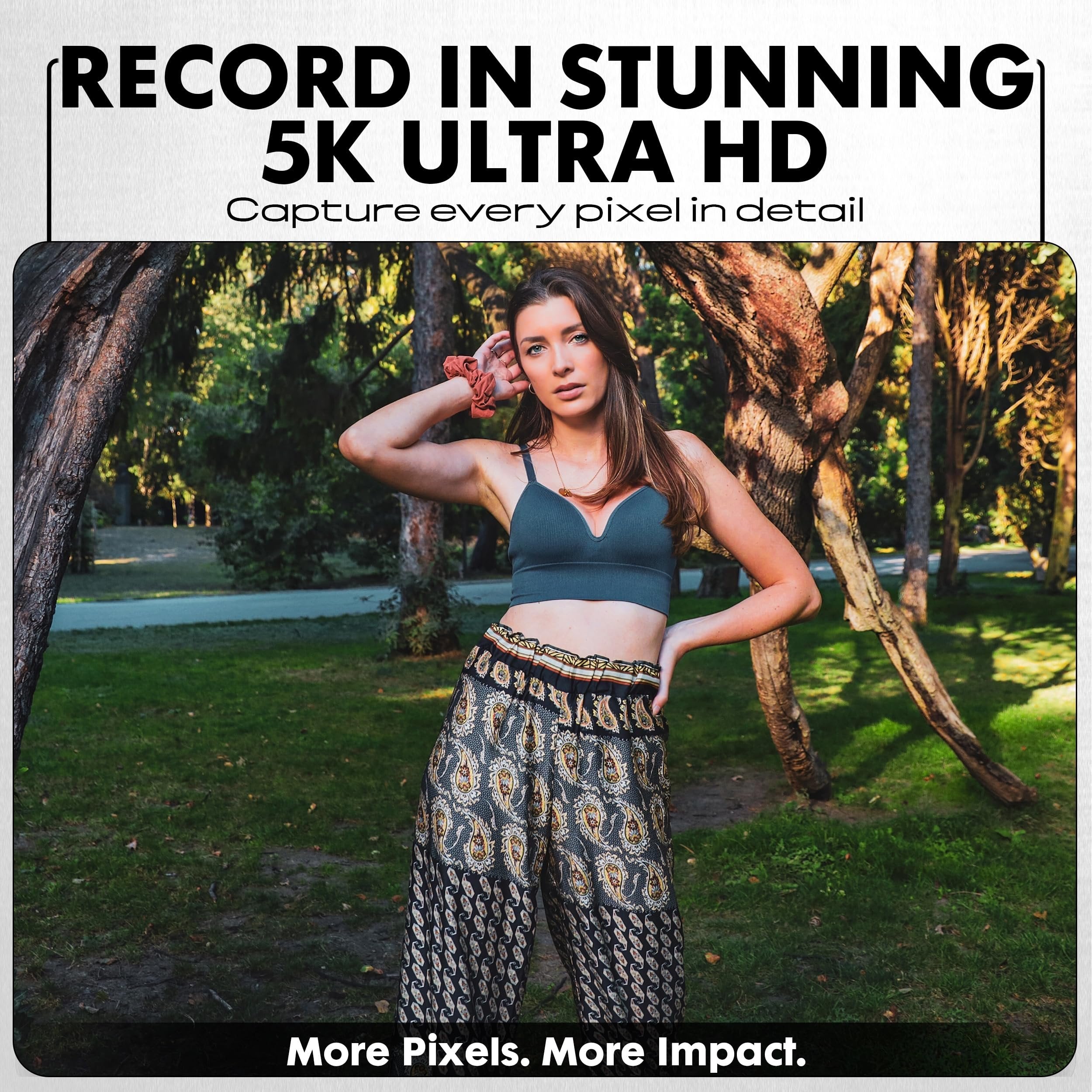 Minolta 56MP Dual Lens Digital Camera – 5X Optical Zoom, 5K Ultra HD Video, CMOS Sensor, 2.8-inch LCD Screen, Stabilization, Selfie Lens, 32GB Card, Rechargeable Battery (White)