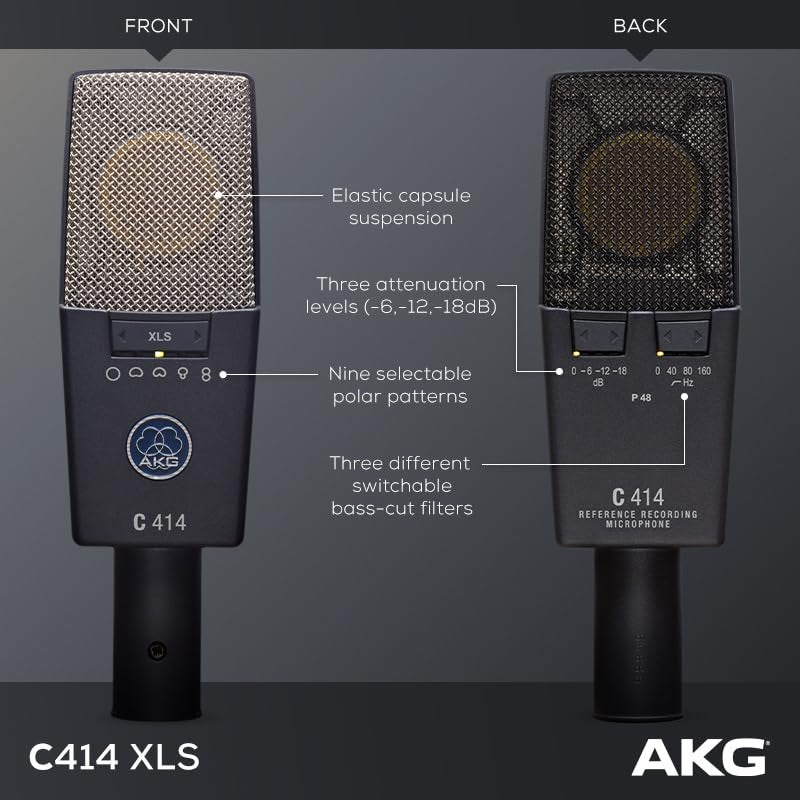 AKG Pro Audio Large-Diaphragm Condenser Microphone