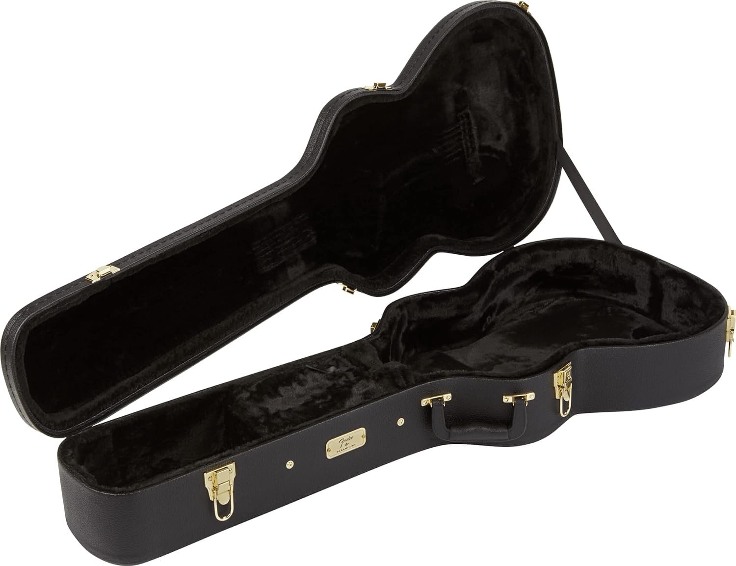 Fender Paramount PO-220E Orchestra Acoustic Guitar, with 2-Year Warranty, Natural, with Case