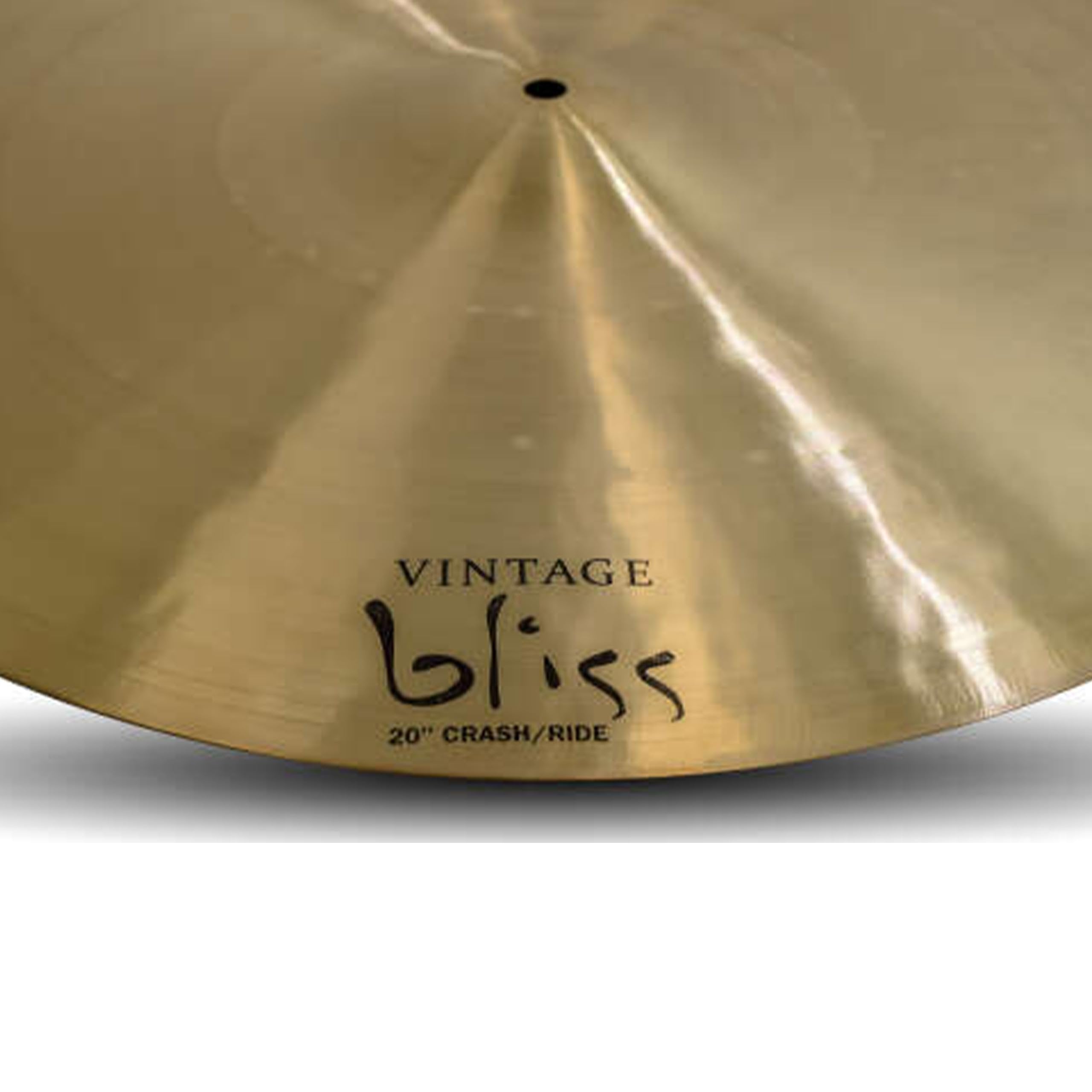 Dream 20 Inch Crash/Ride Cymbal Bundle with Instrument Polishing Cloth - VBCRRI20 Vintage Bliss Series, Dream Cymbals for Practice, Performance, and Recording