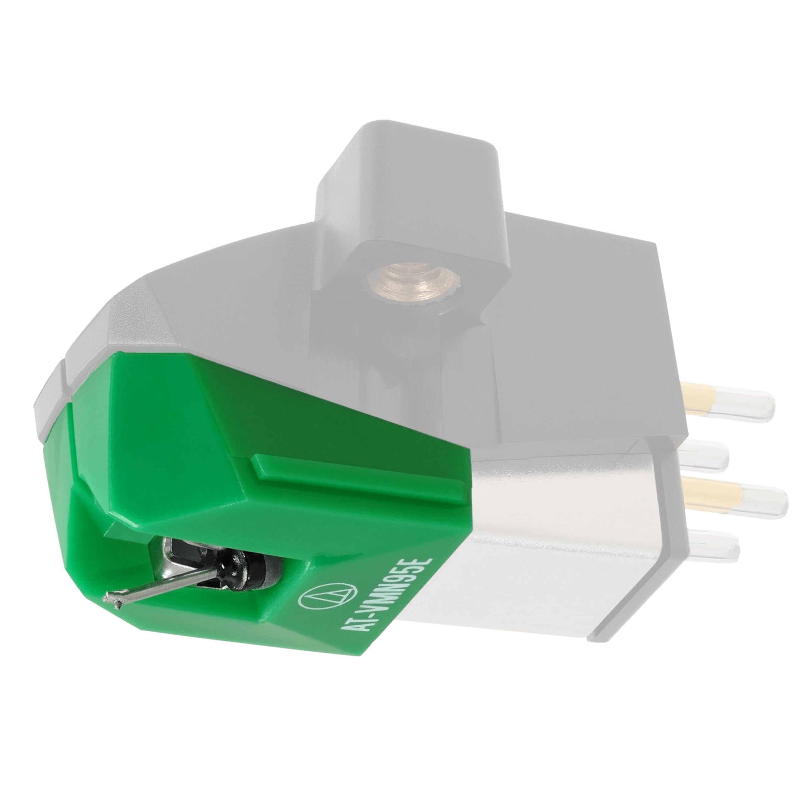 Audio-Technica AT-VMN95E Elliptical Replacement Turntable Stylus for AT-VM95 Series Cartridges, Compatible with AT-LP120X Series, AT-LP3XBT, AT-LPW40, AT-LPW50, AT-LP5X, AT-LP8X, Green