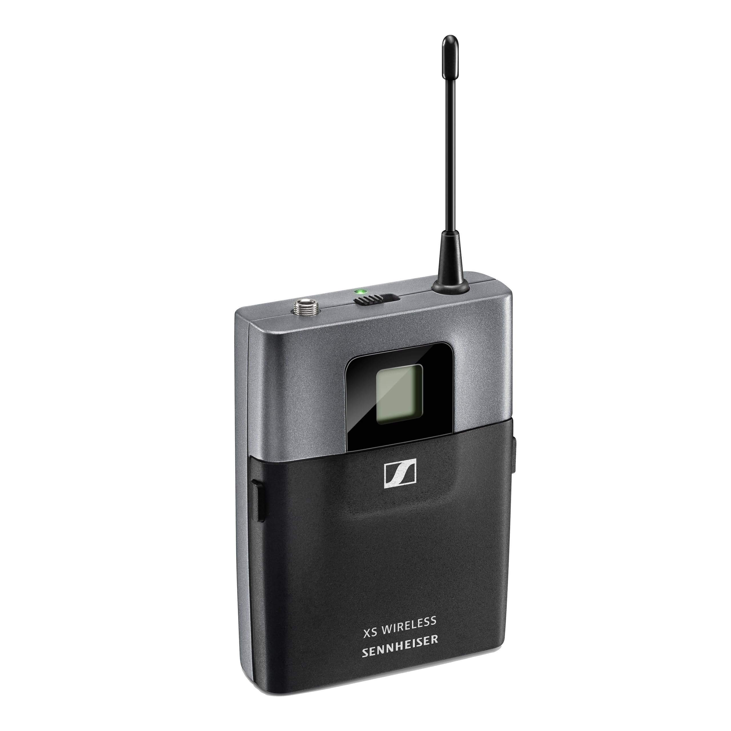 Sennheiser Pro Audio Wireless System Bundle with 4X AA Batteries & Polishing Cloth – XSW 2-CI1-A, Black, UHF Wireless for Instruments, Rugged Build, Easy Setup, Reliable Signal for Live Performances