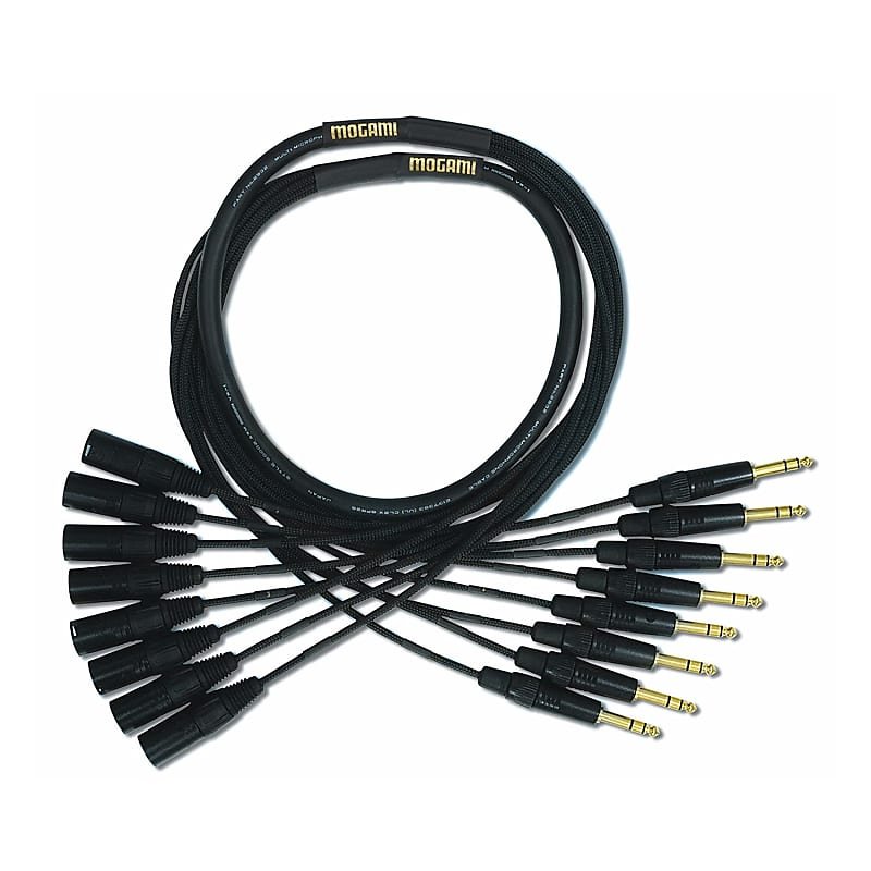 Mogami GOLD 8 TRSXLRM-15 8 Channel Analog Snake Cable TRS Male to XLR Male NEW