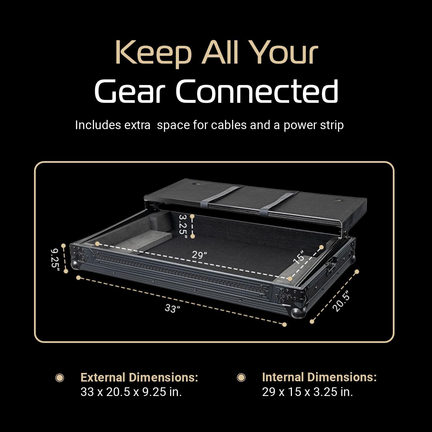 Headliner Flight Case for Pioneer DJ DDJ-REV5 Controller