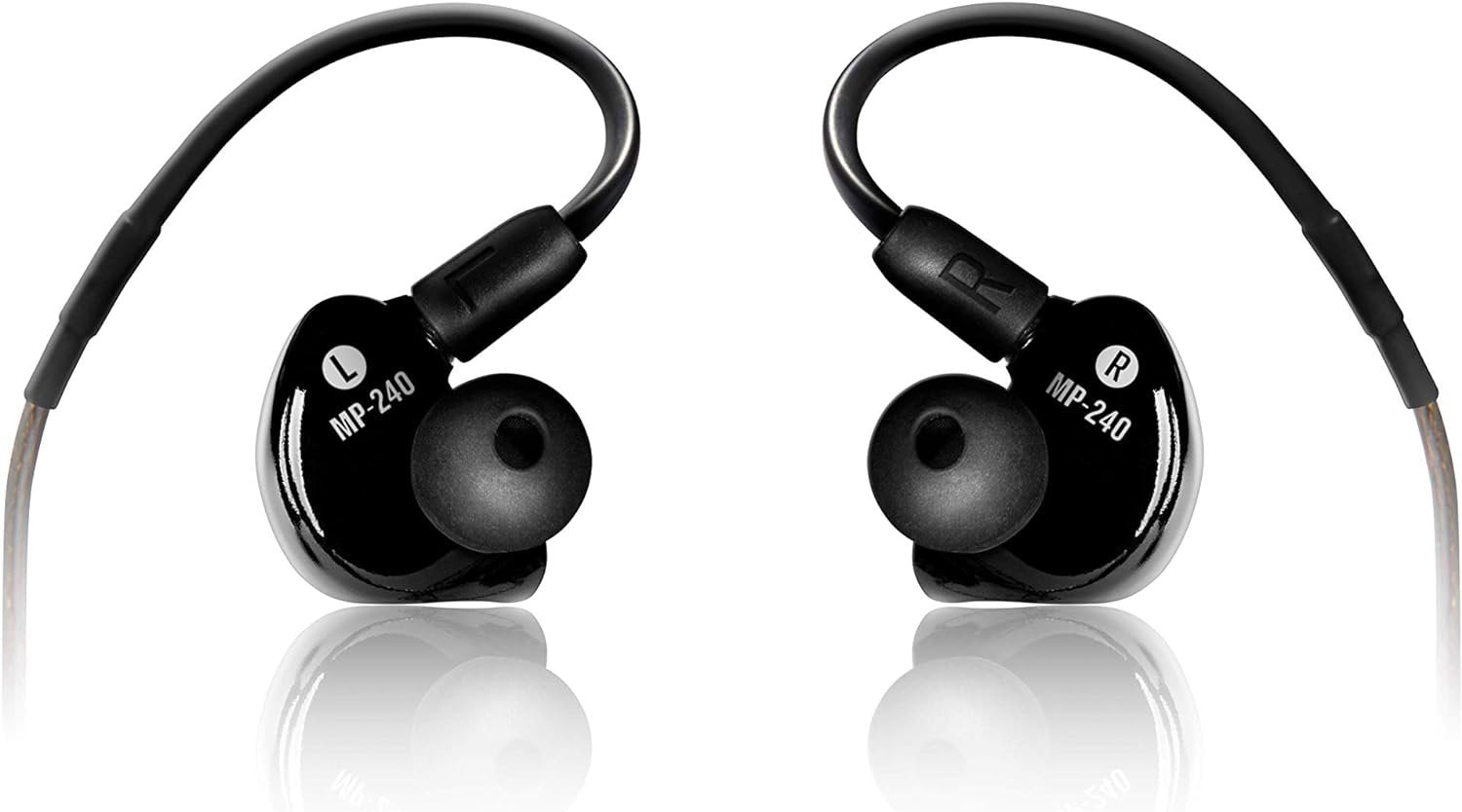 Mackie MP-240 BTA Hybrid Dual-Driver Professional in-Ear Monitors with Bluetooth Adapter