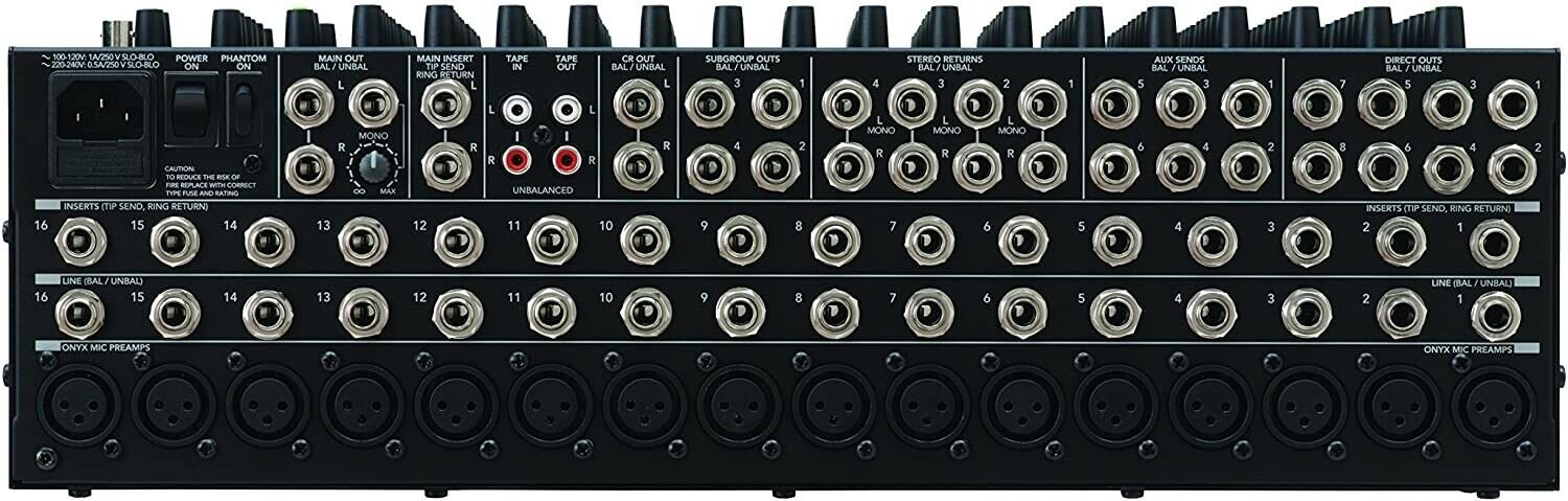 Mackie 1604VLZ4 VLZ4 Series, 16-channel 4-Bus Compact Mixer with Ultra-wide 60dB