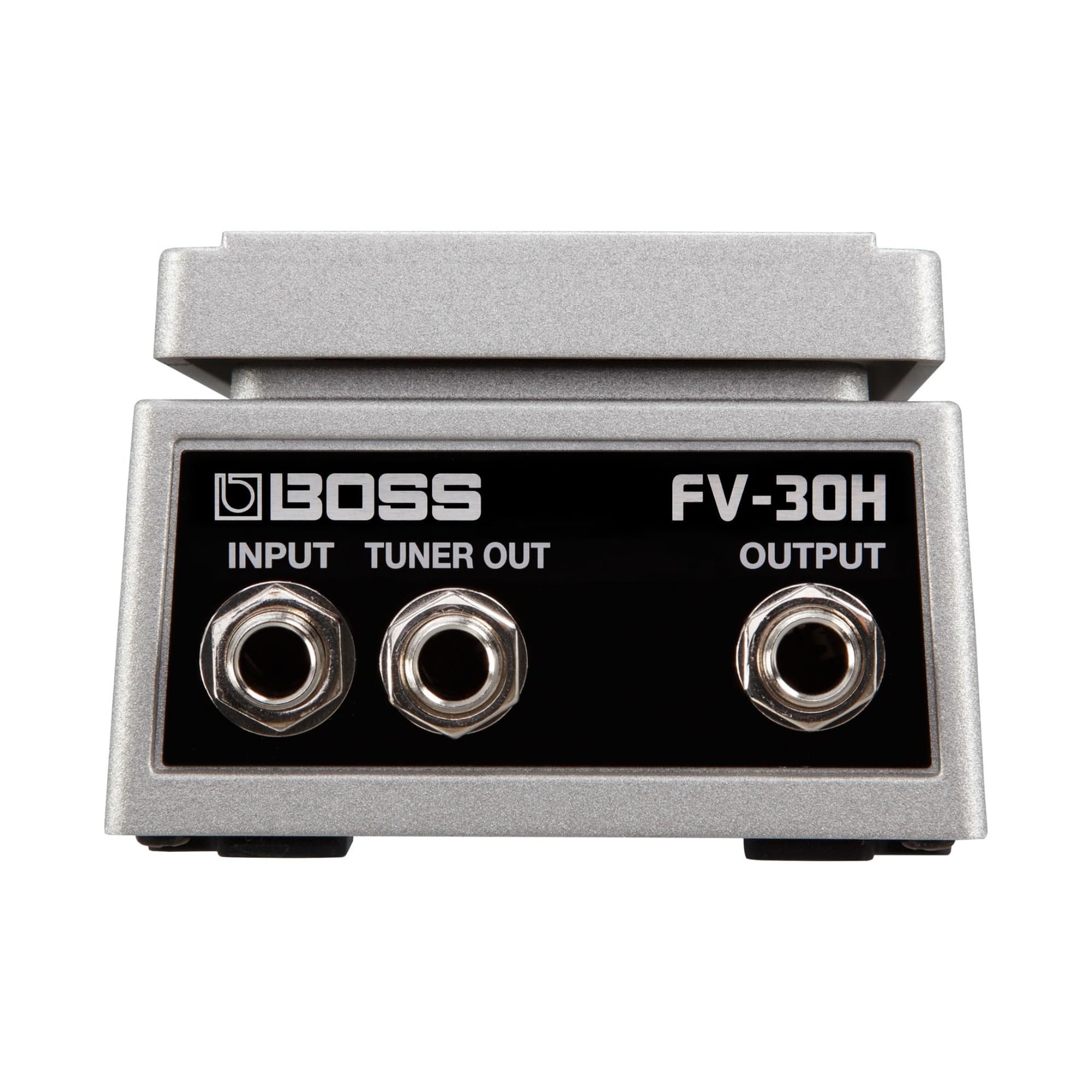 Boss FV-30H Foot Volume Pedal - Hi Z Bundle with 2x Strukture 6" Right Angle Patch Cable, 12x Guitar Picks and Instrument Polishing Cloth