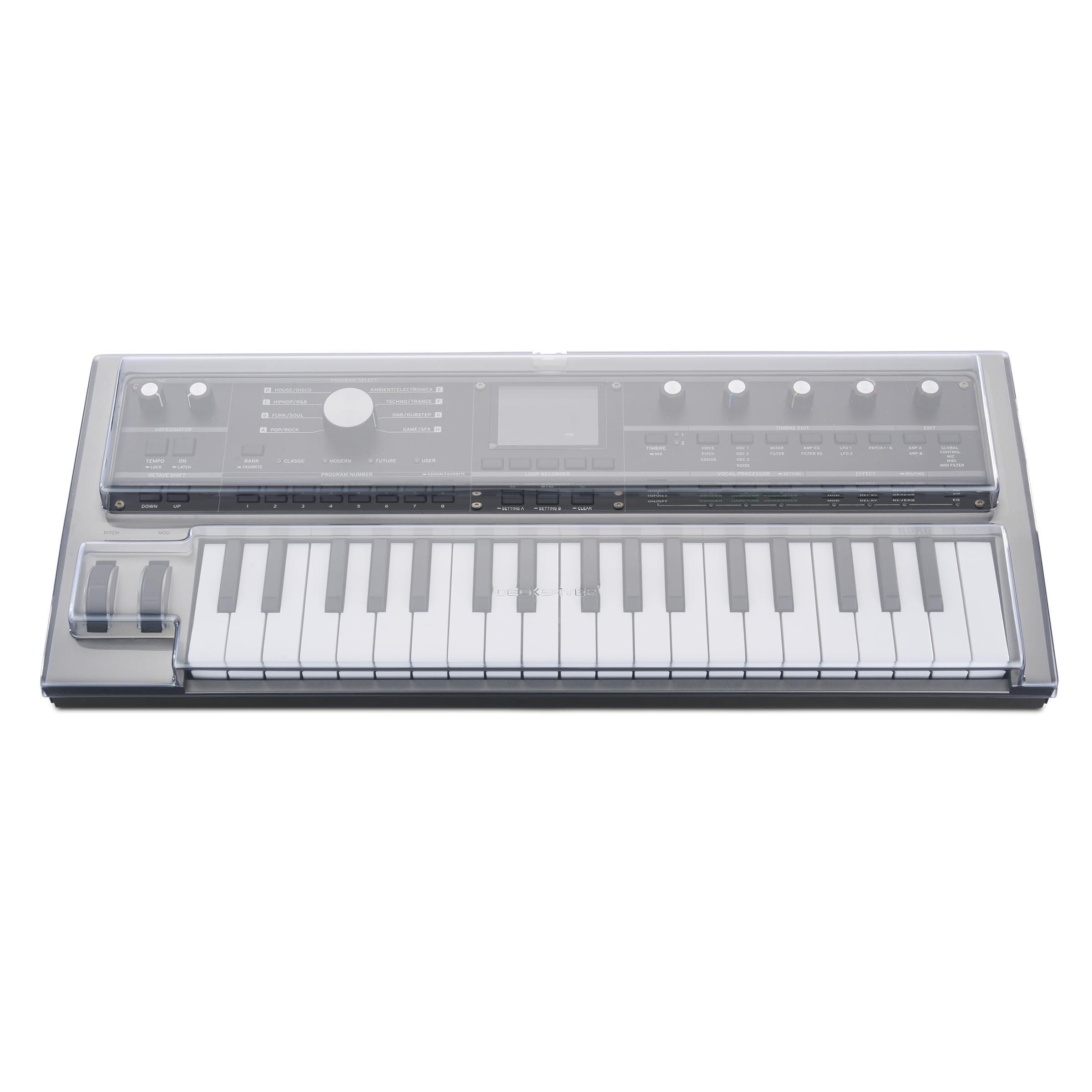 Decksaver Super Strong Polycarbonate Cover Compatible with Korg microKORG 2
