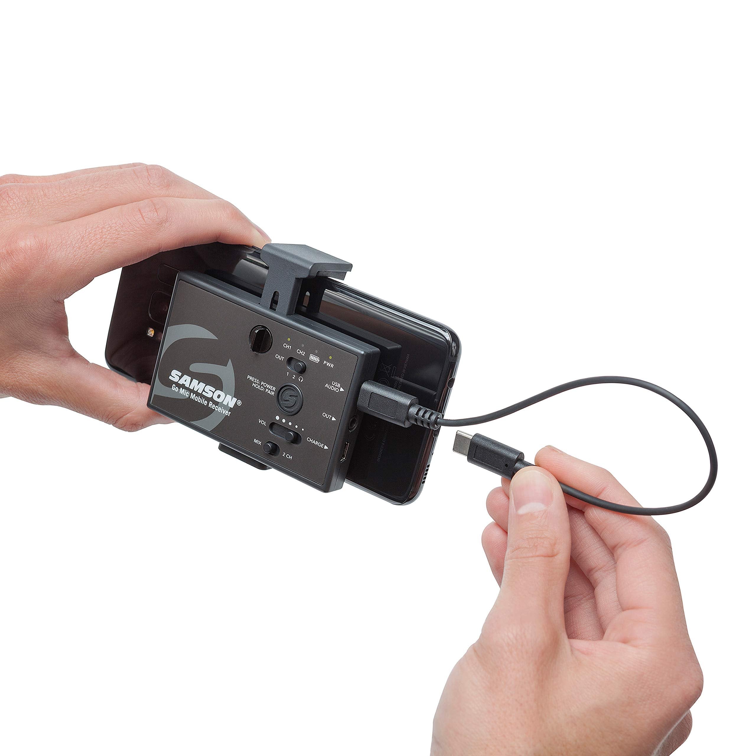Samson SWGMMSHHQ8 Go Mic Mobile Digital Handheld Wireless System with Q8 Microphone (GMM/HXD2-Q8)