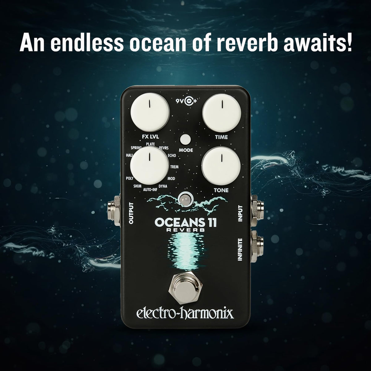 Electro-Harmonix Oceans 11 Reverb Pedal