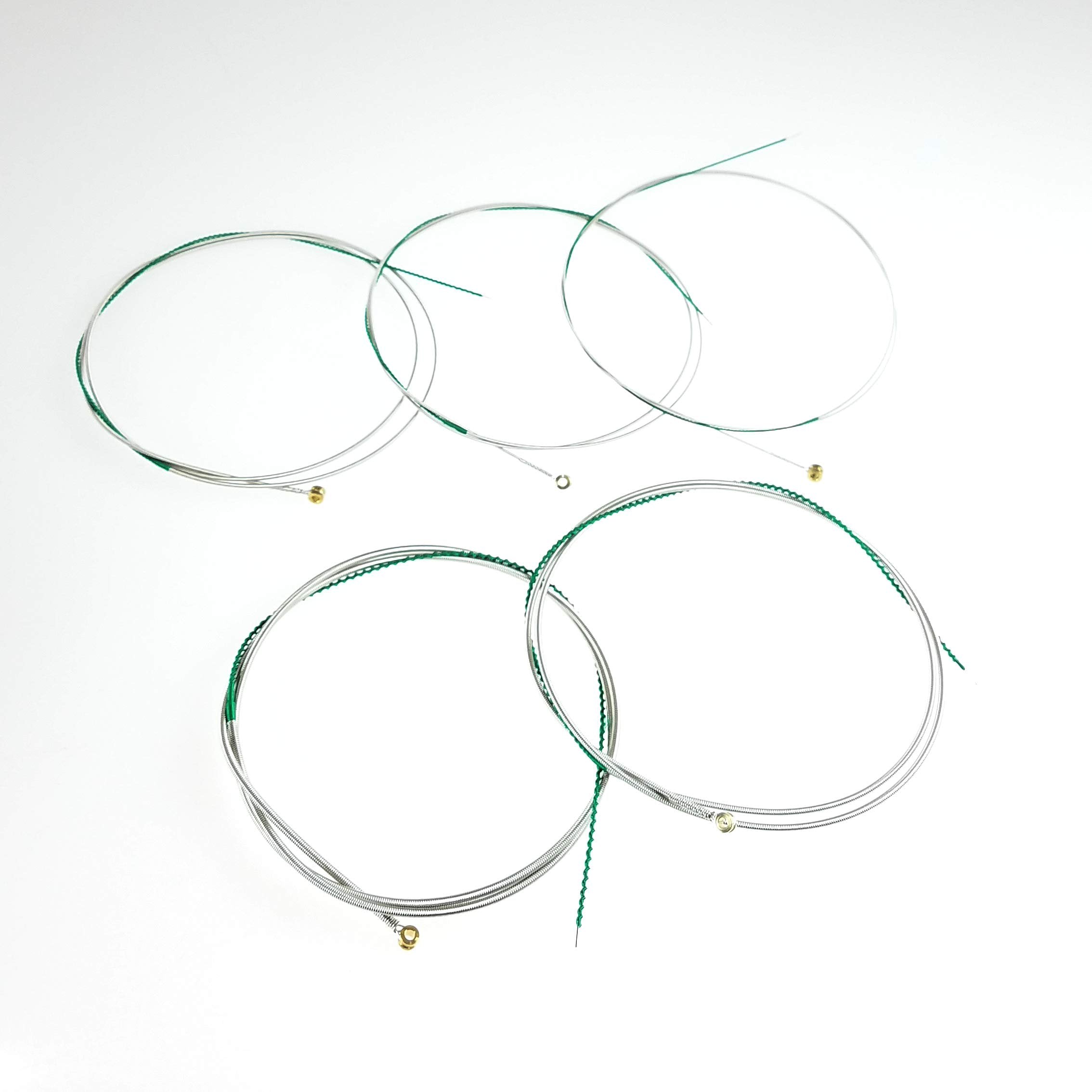 GHS Strings GHS Balanced Nickels 5 Bass Strings Light Gauge, 40-126, (37.25" Winding) (5L-NB)