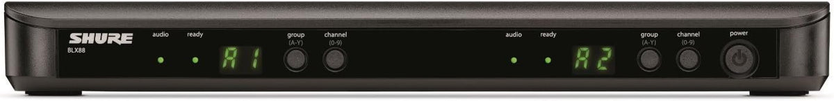 Shure BLX1288/P31 UHF Wireless Microphone System – Handheld & Headset, Multiple Bands