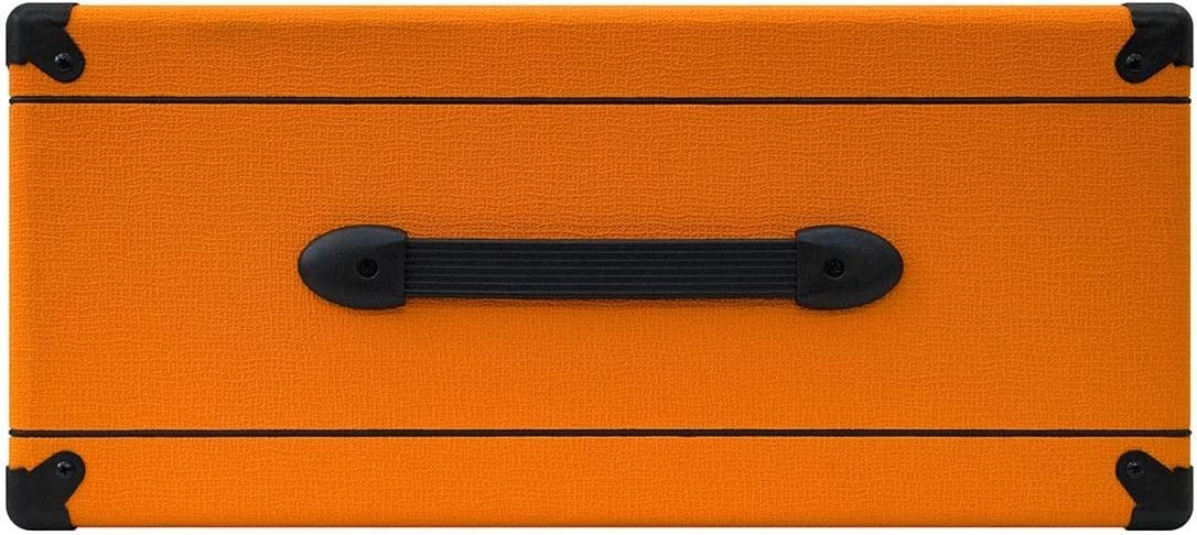 Orange SUPER-CRUSH-100-H Super Crush 100W Guitar Amplifier Head Bundle w/Pig Hog 10' Orange Creme 2.0 Guitar Bass Cable, Power Cable & Liquid Audio Polishing Cloth