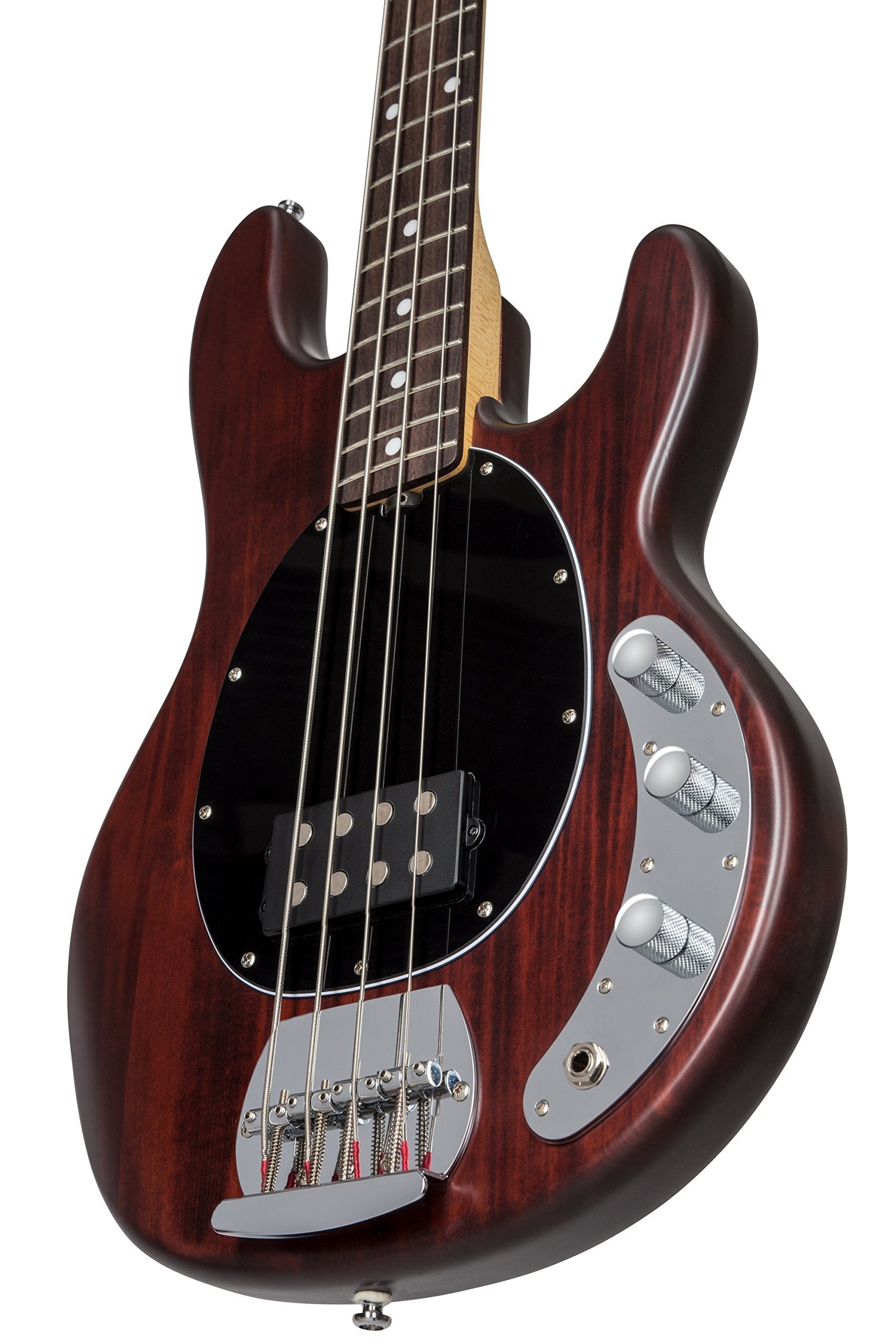 Sterling by Music Man StingRay Ray4 Bass Guitar in Walnut Satin