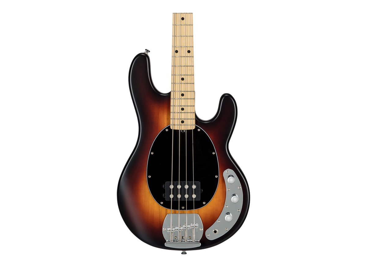 Sterling by Music Man StingRay Ray4 Bass Guitar in Vintage Sunburst Satin
