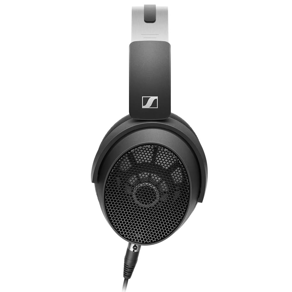 Sennheiser HD 490 PRO Open-Back Professional Headphones Bundle with 25ft Pig Hog Headphone Extension Cable & Polishing Cloth – Studio Monitoring, Mixing, and Critical Listening