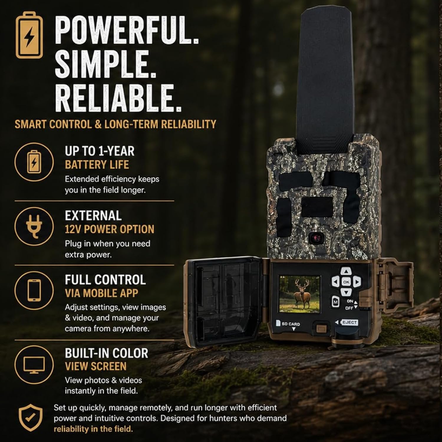 Browning Defender Pro Scout Max HD Dv 46MP 1080p Cellular Trail Camera