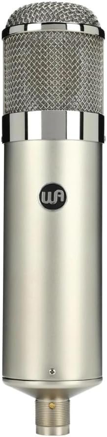 Liquid Audio Warm Audio WA-47 True '47 Style Capsule Tube Condenser Microphone Bundle w/Shock Mount, Pig Hog 8mm XLR Mic Cable Polishing Cloth