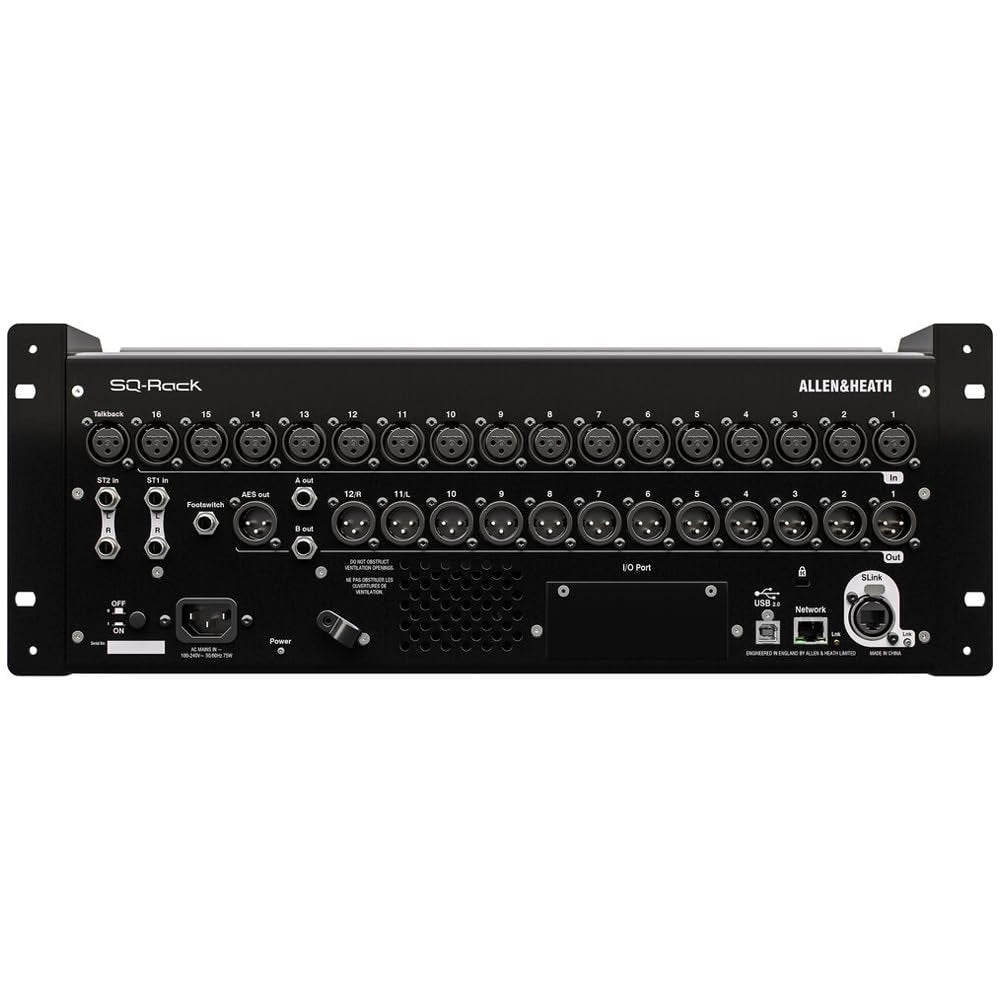 Allen & Heath SQ-Rack 48 Channel/36 Bus Digital Rackmount Mixer