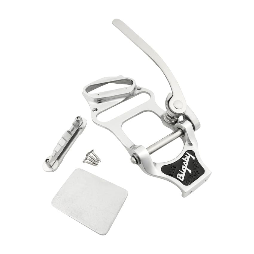 Bigsby Tailpiece B16 with Bridge and Neck Shim, Polished Aluminum