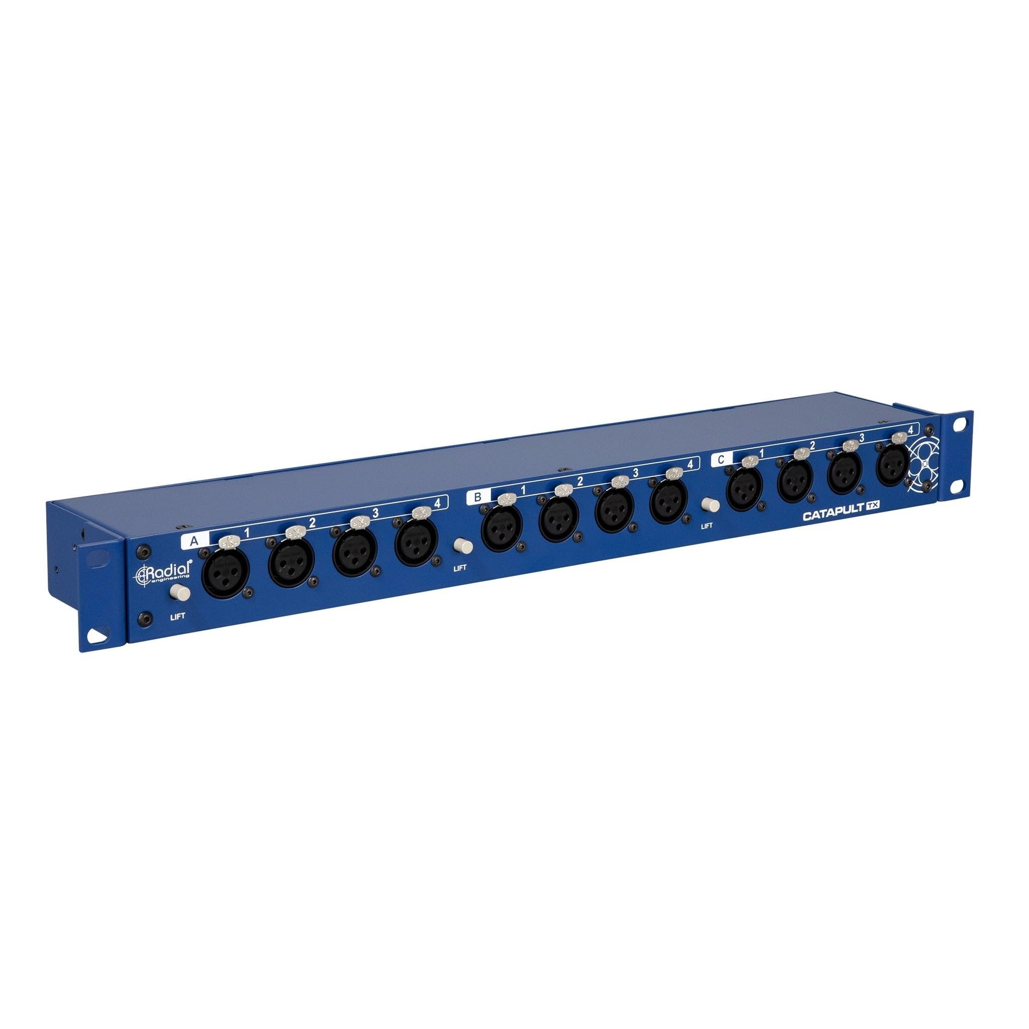 Radial Catapult Rack TX 12-channel Cat 5/6 Analog Audio Snake