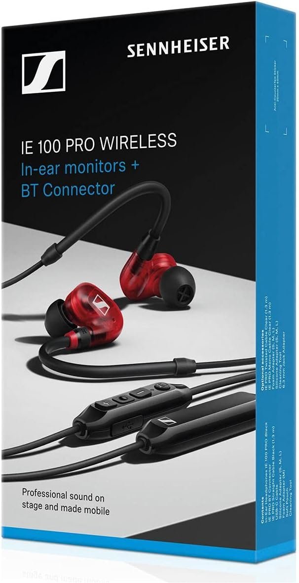 SENNHEISER In- Ear Audio Monitor, Black, Wireless (509171)