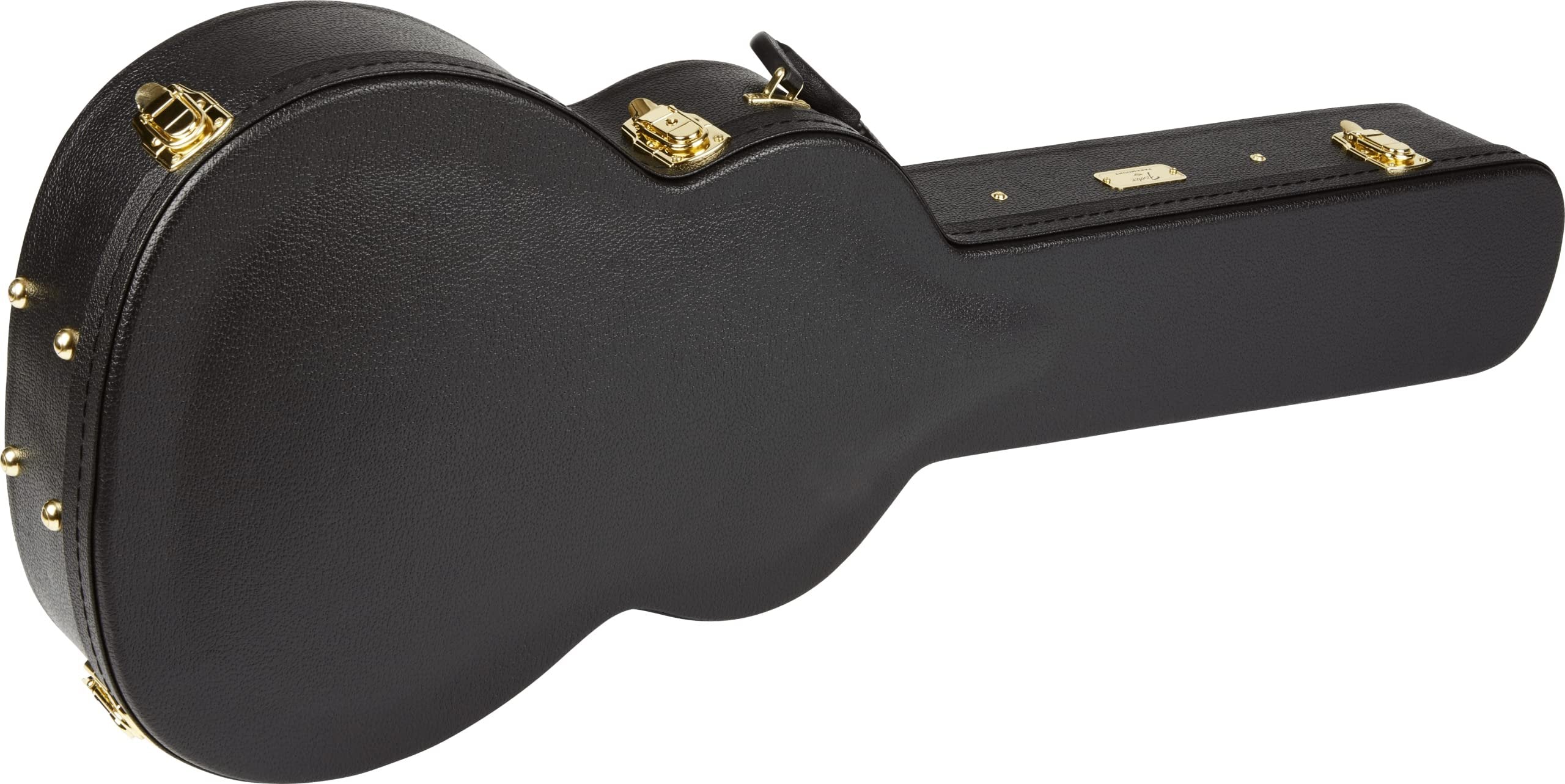 Fender Paramount PS-220E Parlor Acoustic Guitar, Natural, with Case