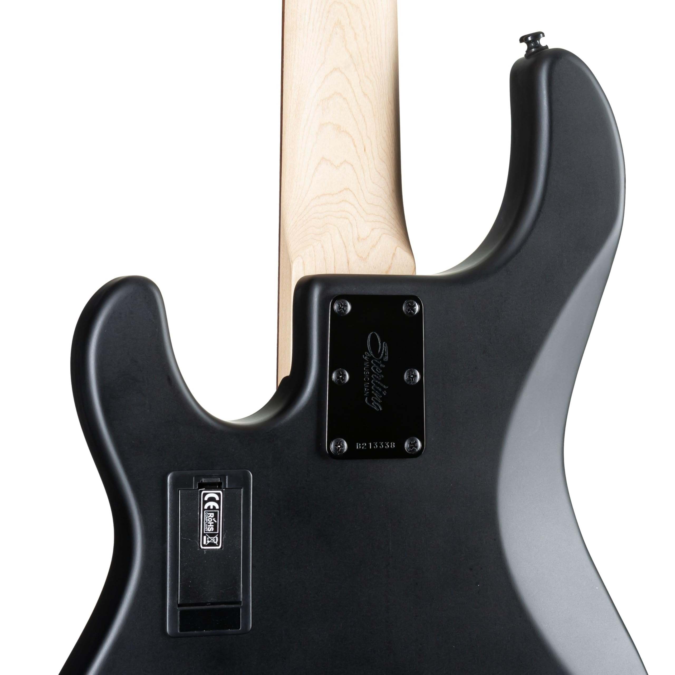 Sterling By Music Man StingRay RAY5HH Bass Guitar - Stealth Black