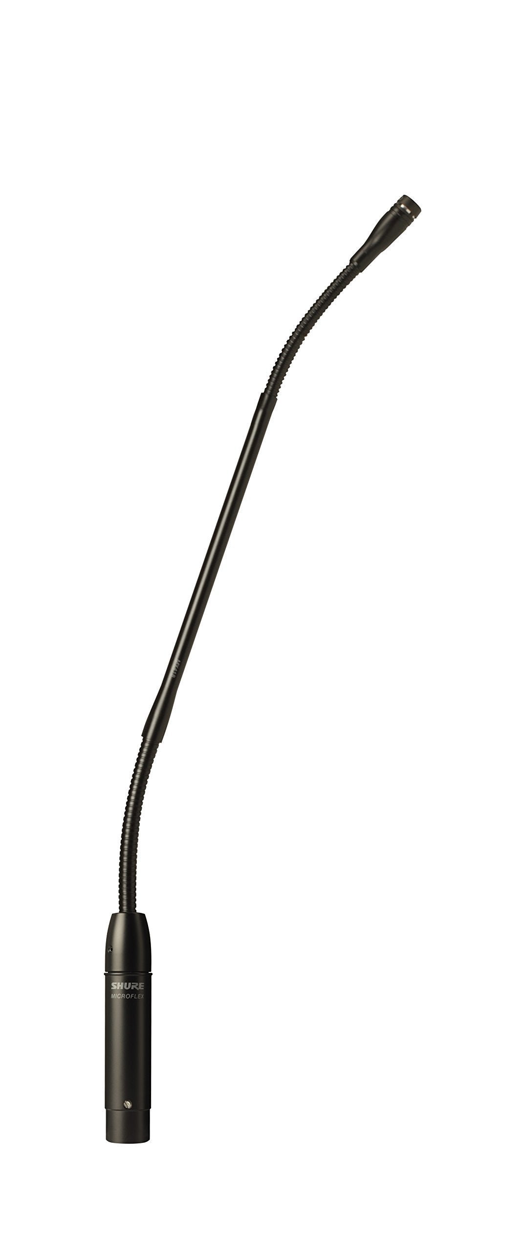 Shure MX412D/C Cardioid Condenser Microphone, 12 Gooseneck, Desktop Base with 10' Cable, Logic Functions, Programmable Switch, LED Indicator, Snap-Fit Foam Windscreen