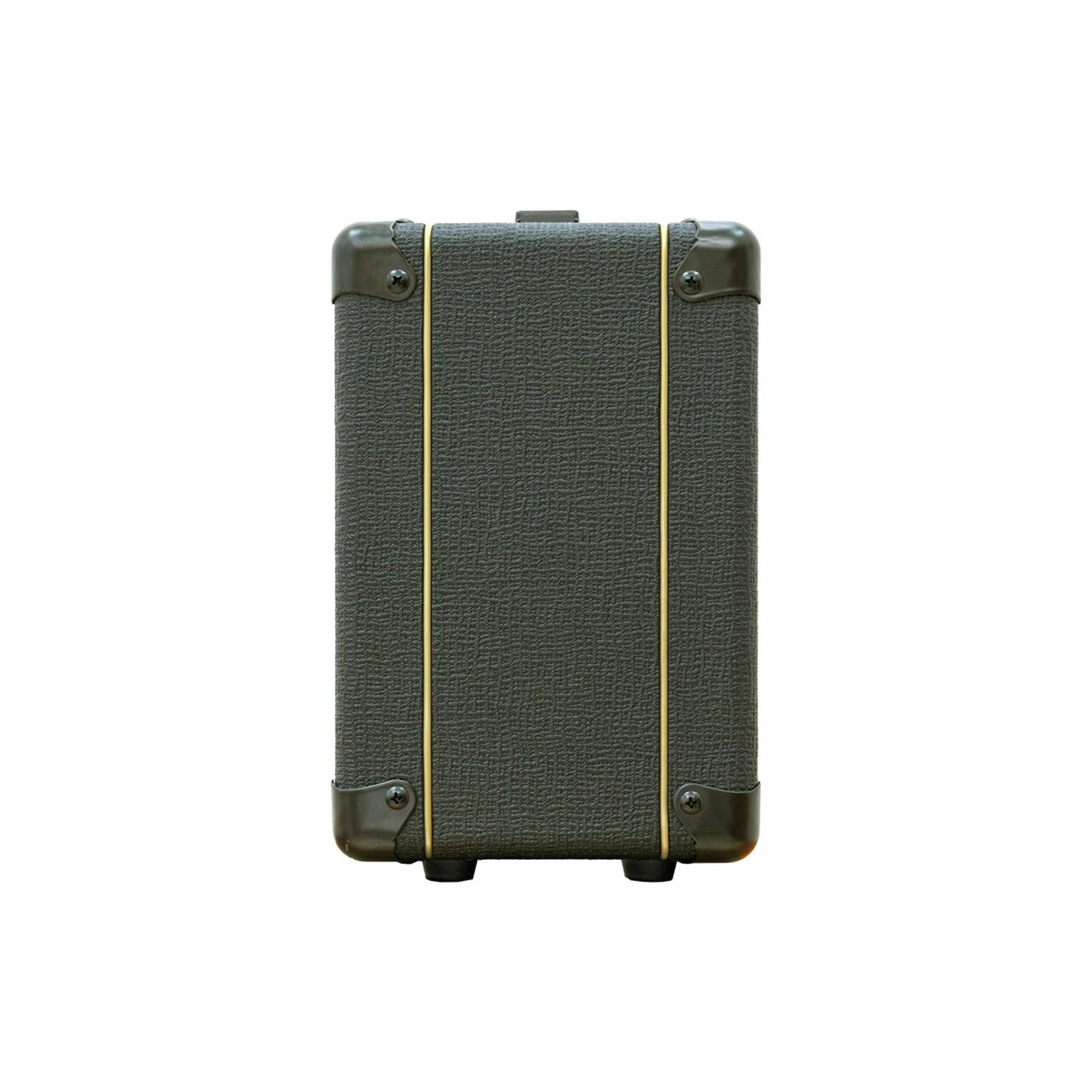 Liquid Audio Orange Amps PPC108 1x8 Closed Back Speaker Cabinet (Black) Bundle with 10ft Pig Hog Black Woven Instrument Cable and Instrument Polishing Cloth