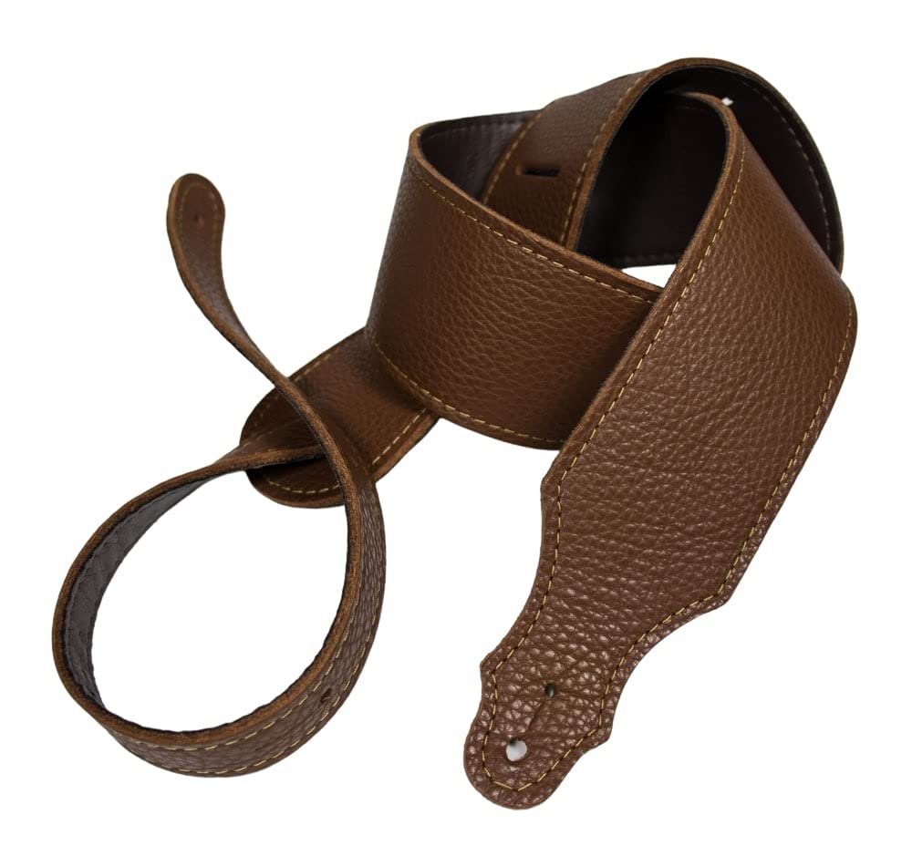 Franklin Strap Leather with Leatherette Backing Guitar Strap