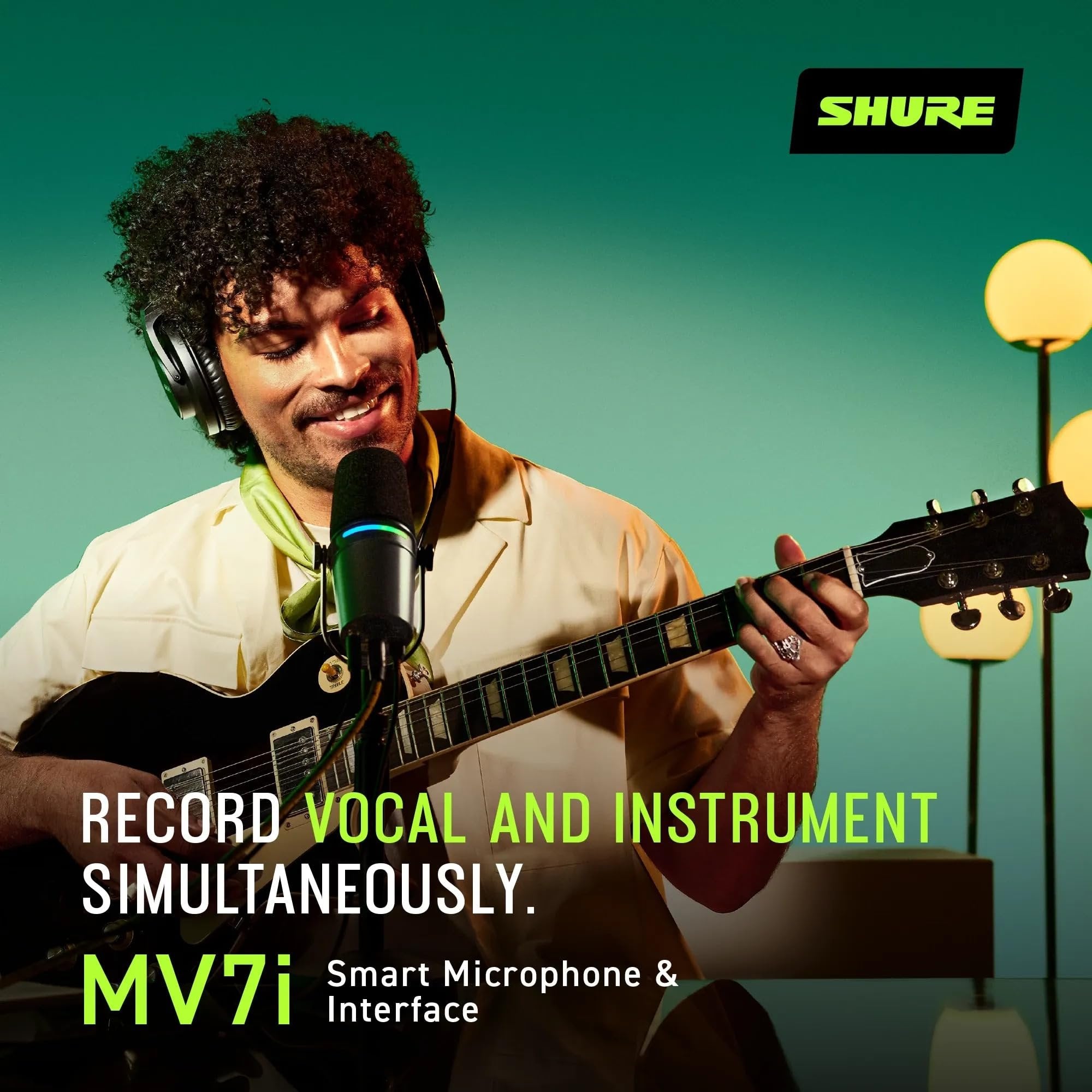 Shure MV7 USB Podcast Microphone - Silver