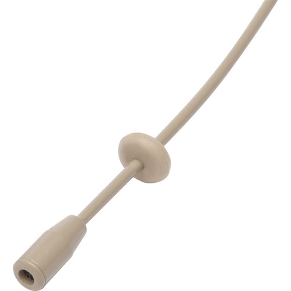 Samson SASE50TX Omnidirectional Earset Condenser Microphone Bundle with 5X Samson Windscreens & Polishing Cloth – 2.5mm Capsule, IP65-Rated, Moisture-Resistant Design (Beige)