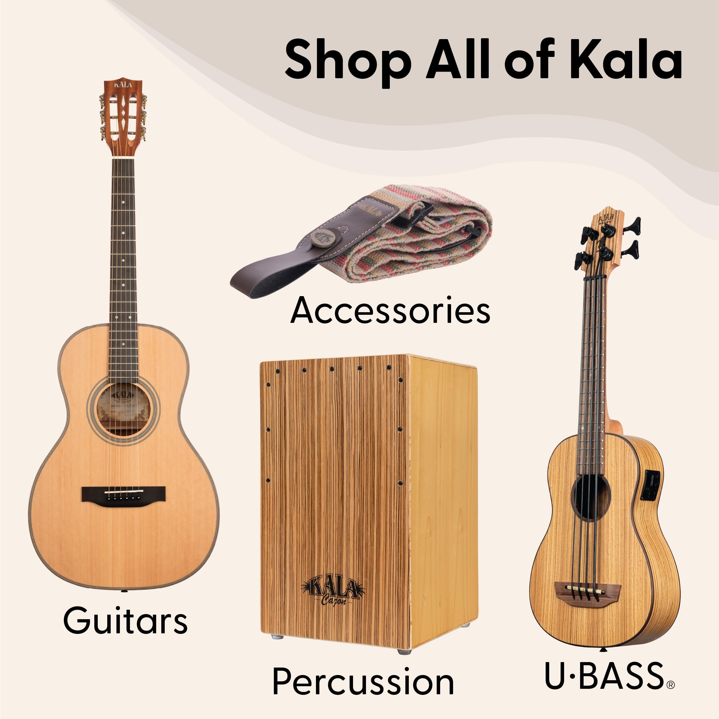Kala Klipz USB-C Rechargeable Professional Clip On Tuner for Ukulele, Guitar, Bass, Violin, Mandolin, All String Instruments with Multi-Key Chromatic Tuning Modes and Vibration Sensor - Blue