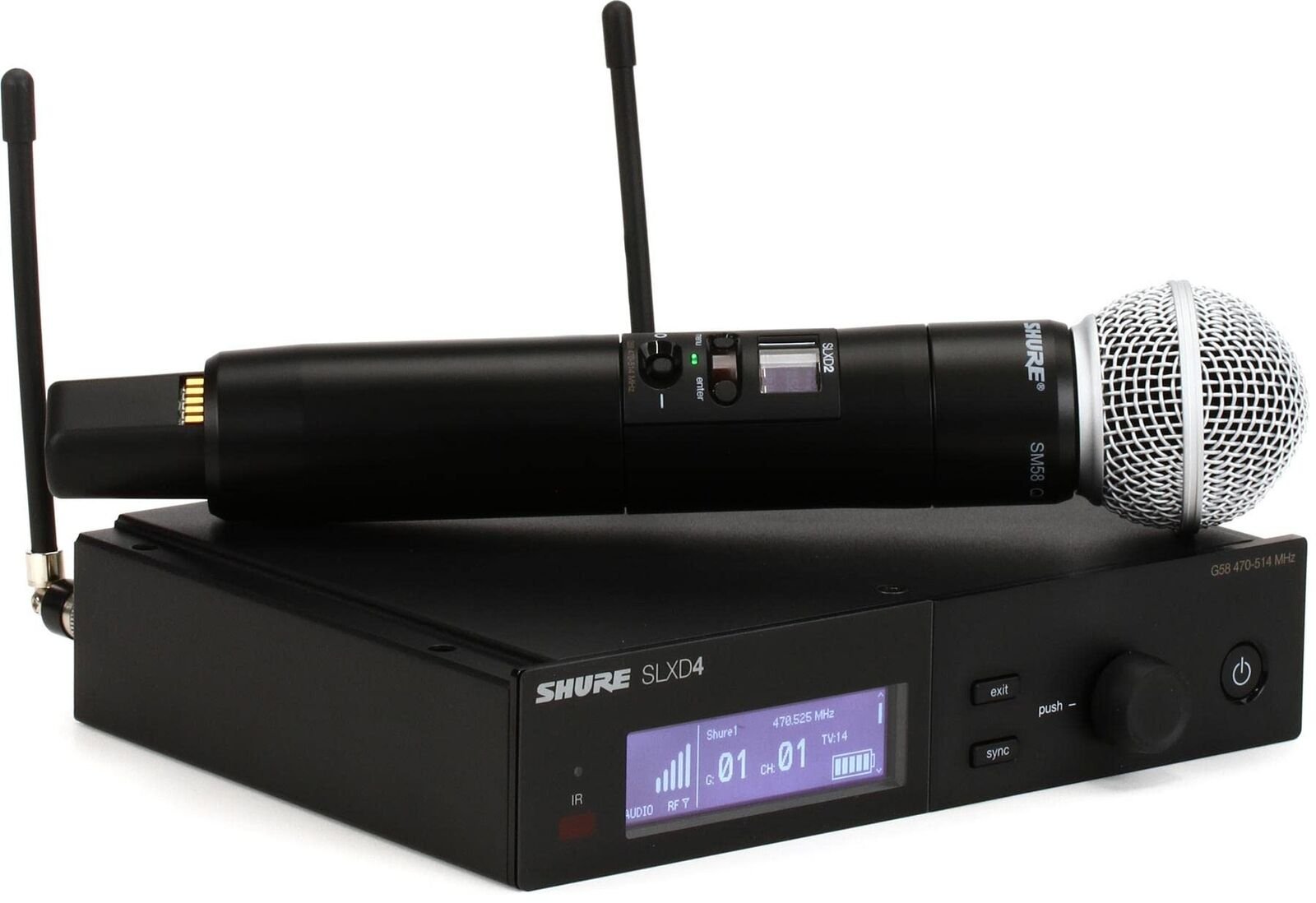 Shure SLXD24 Digital Wireless Handheld Microphone System