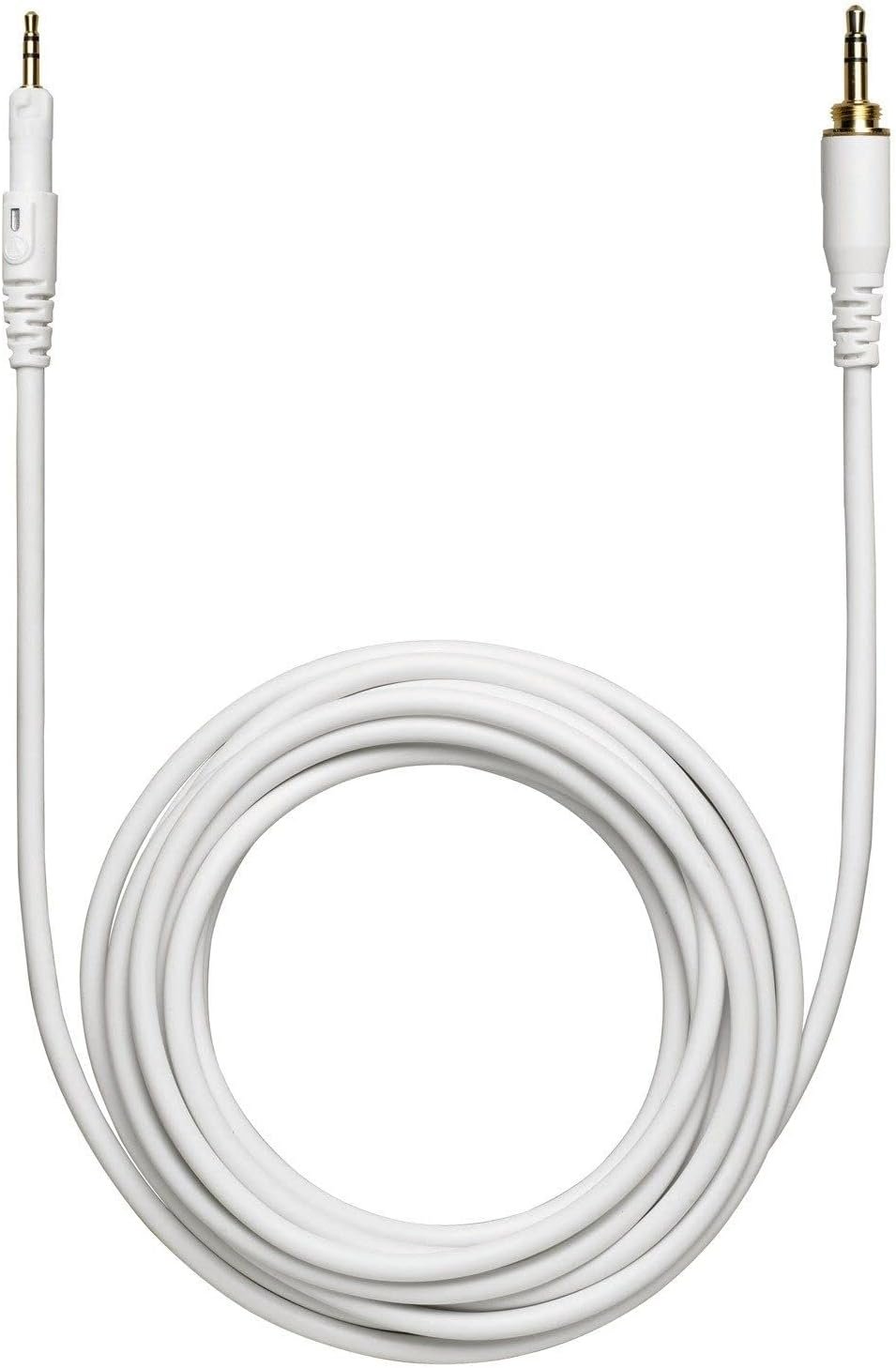 Audio Technica ATH-M50X White Professional Studio Monitor Headphones Wired Bundle with 3 Detachable Cables, 25ft Headphone Extension Cable, Adapter, Pouch and Instrument Polishing Cloth