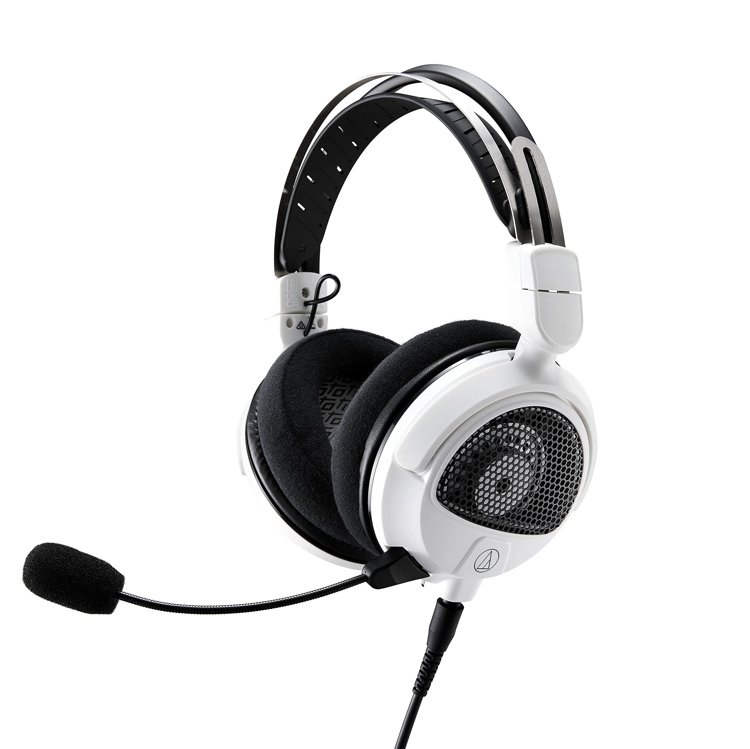 Audio-Technica ATH-GDL3WH Open-Back Gaming Headset, White