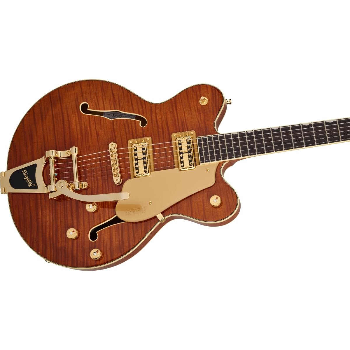 Gretsch LTD Broadkaster Semi-hollowbody Electric Guitar - Roundup Orange Stain