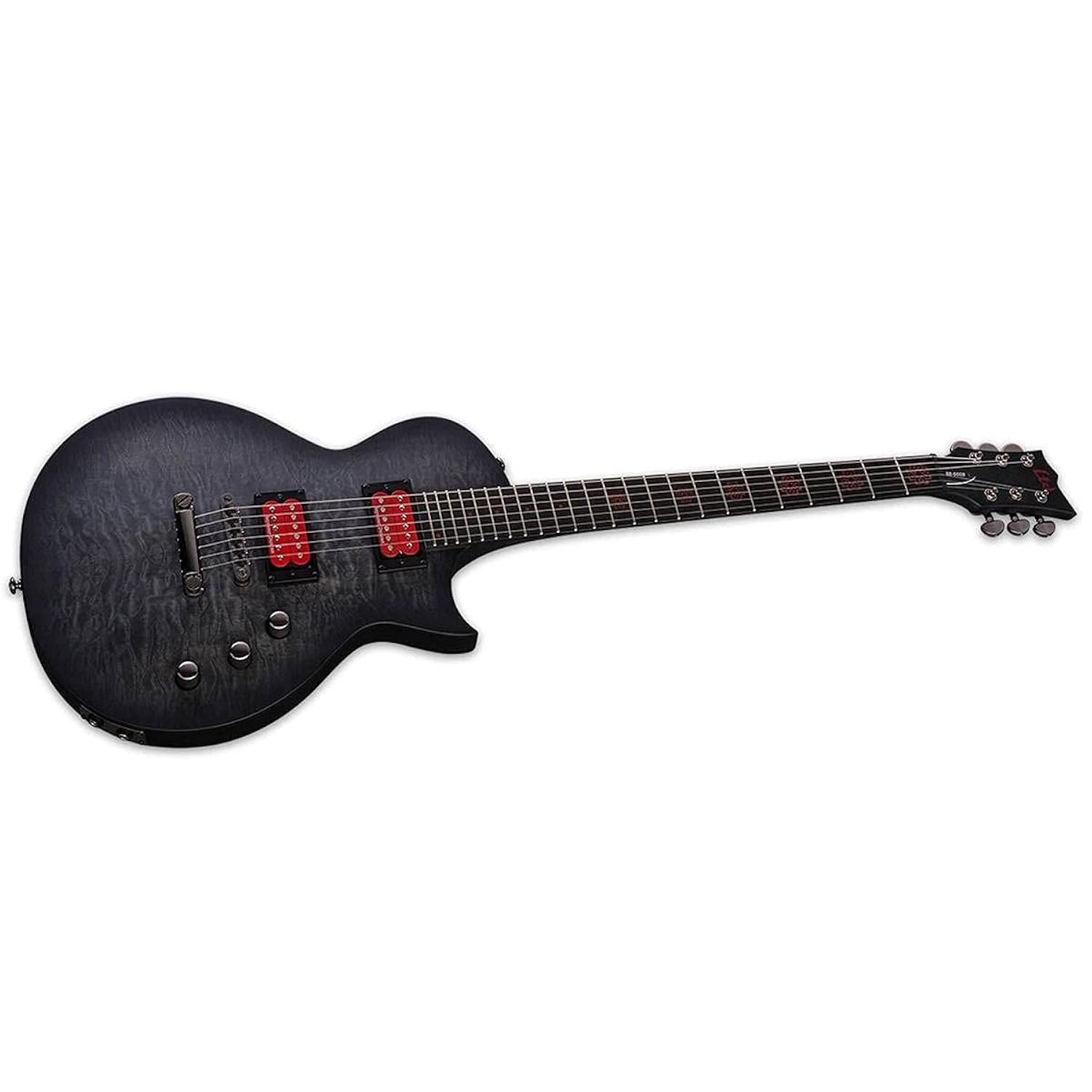 ESP LTD BB-600 Baritone Ben Burnley Signature - See Thru Black Sunburst Satin