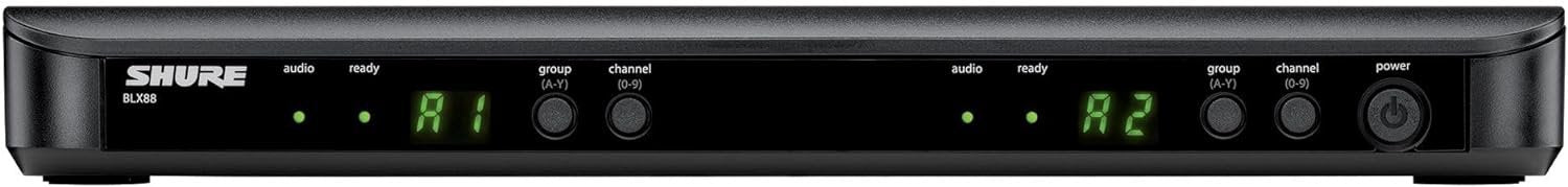 Shure BLX1288/P31 UHF Wireless Microphone System – Handheld & Headset, Multiple Bands