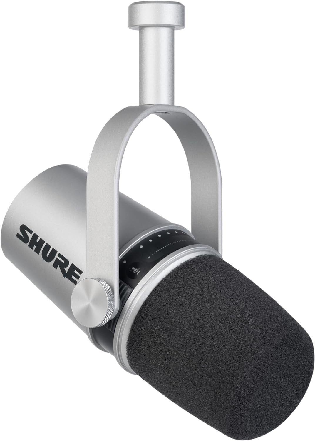 Shure MV7 USB Podcast Microphone - Silver
